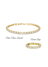 Camile Tennis Bracelet & Camile Ring Set