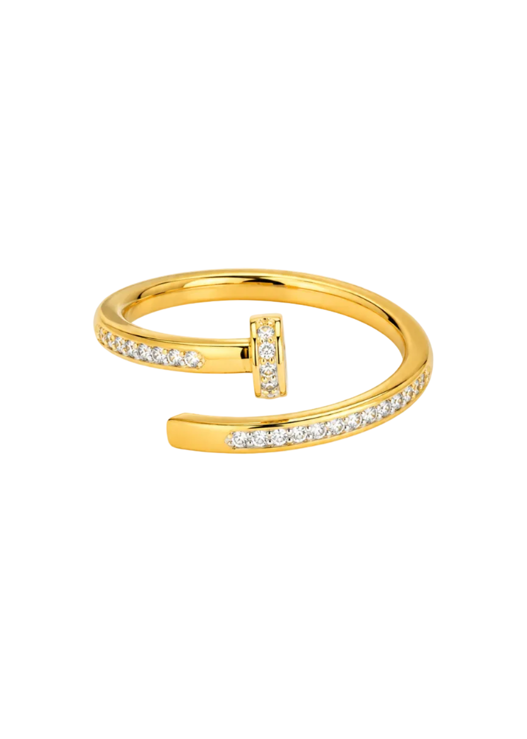 Rita Gemmed Ring Gold