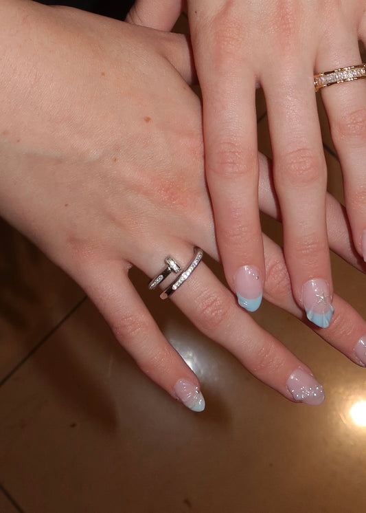 Rita Gemmed Ring Silver
