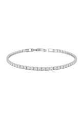 Nara Tennis Bracelet Silver