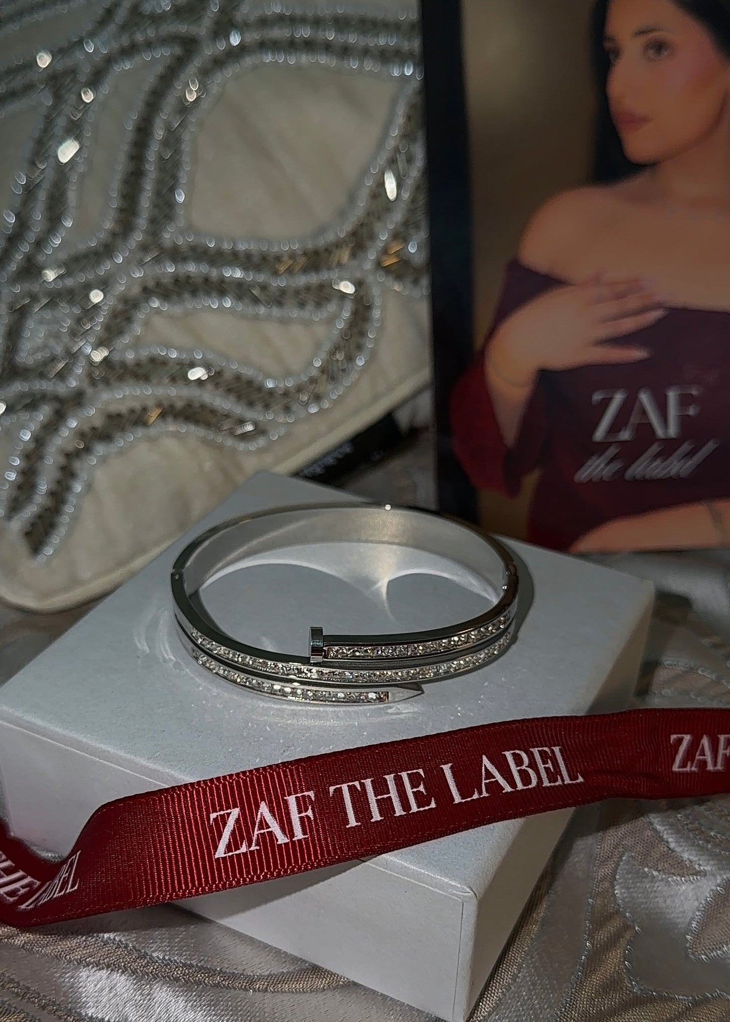 Alba Bangle Silver