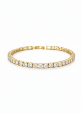 Celine Tennis Bracelet Gold