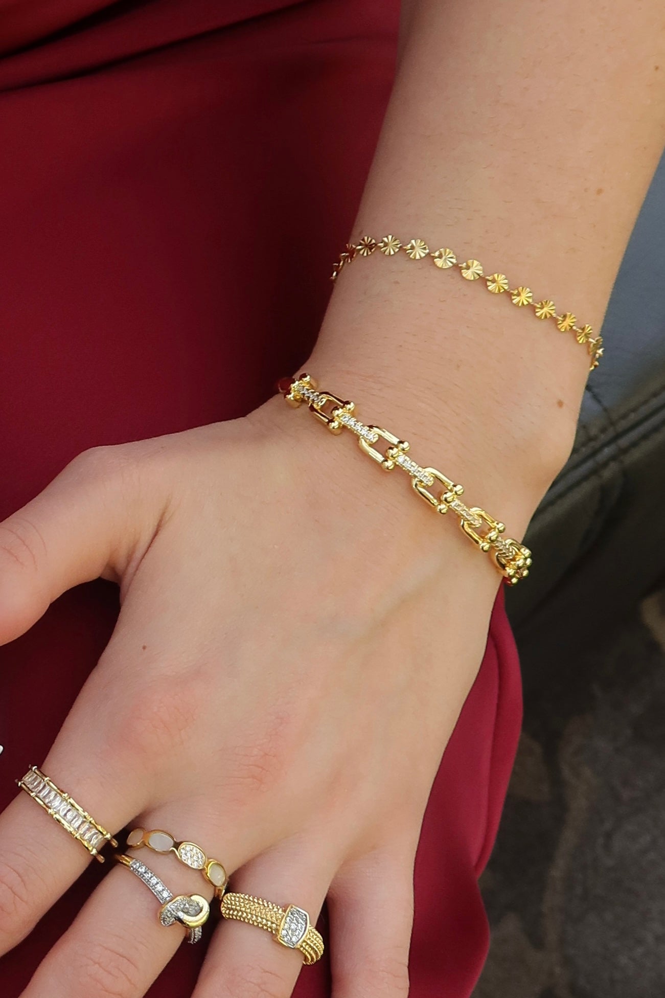Karsha Bangle Gold