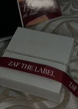 Lina Tennis Bracelet Silver