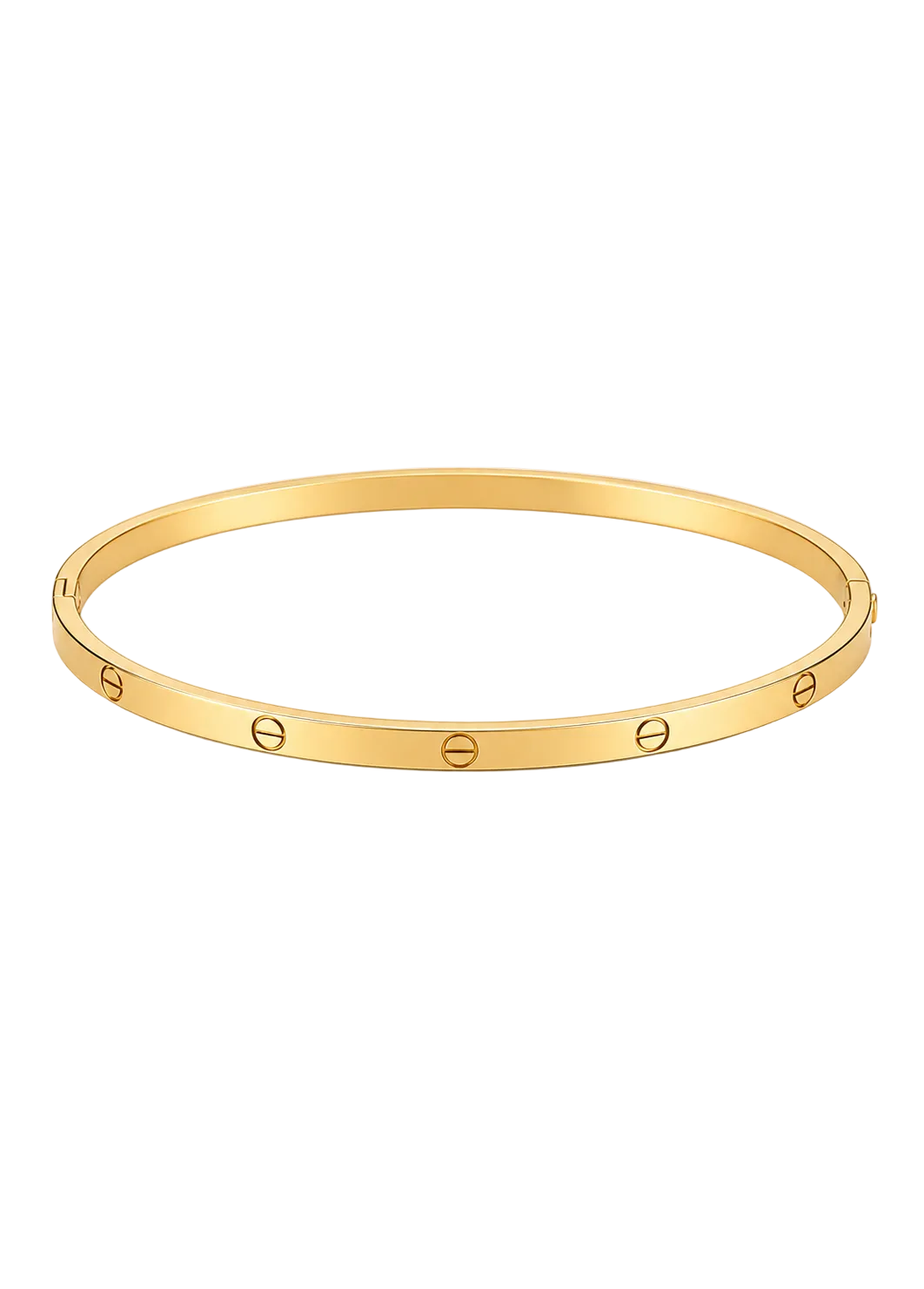 Adelina Bangle Thin Gold