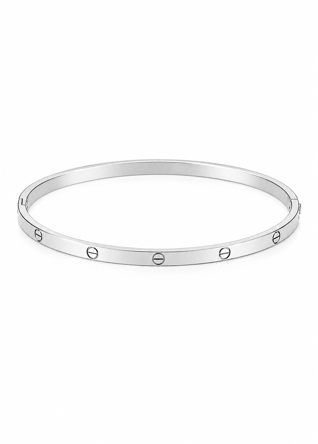 Adeline Bangle Silver Thin