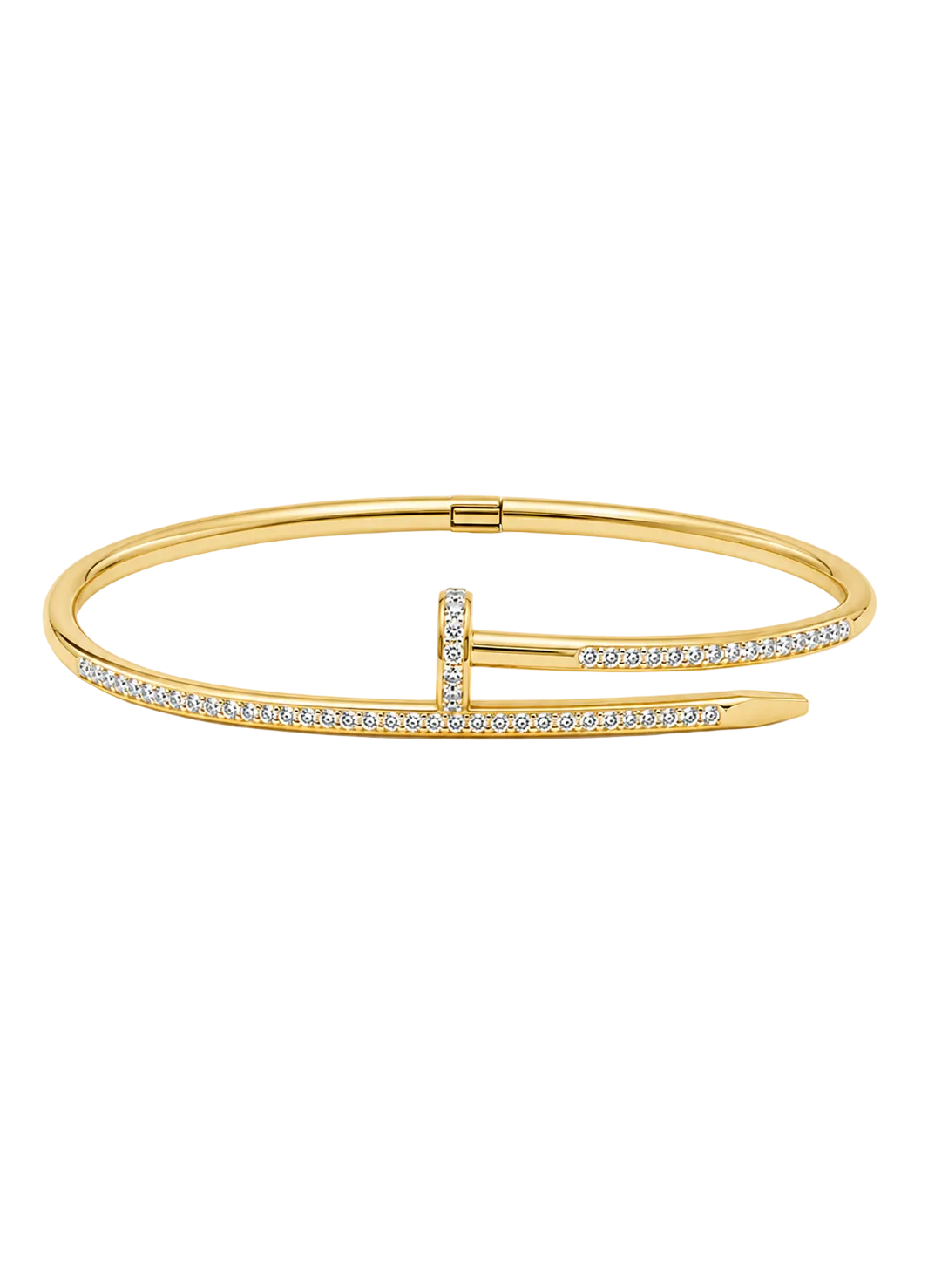 Rita Gemmed Bangle Gold