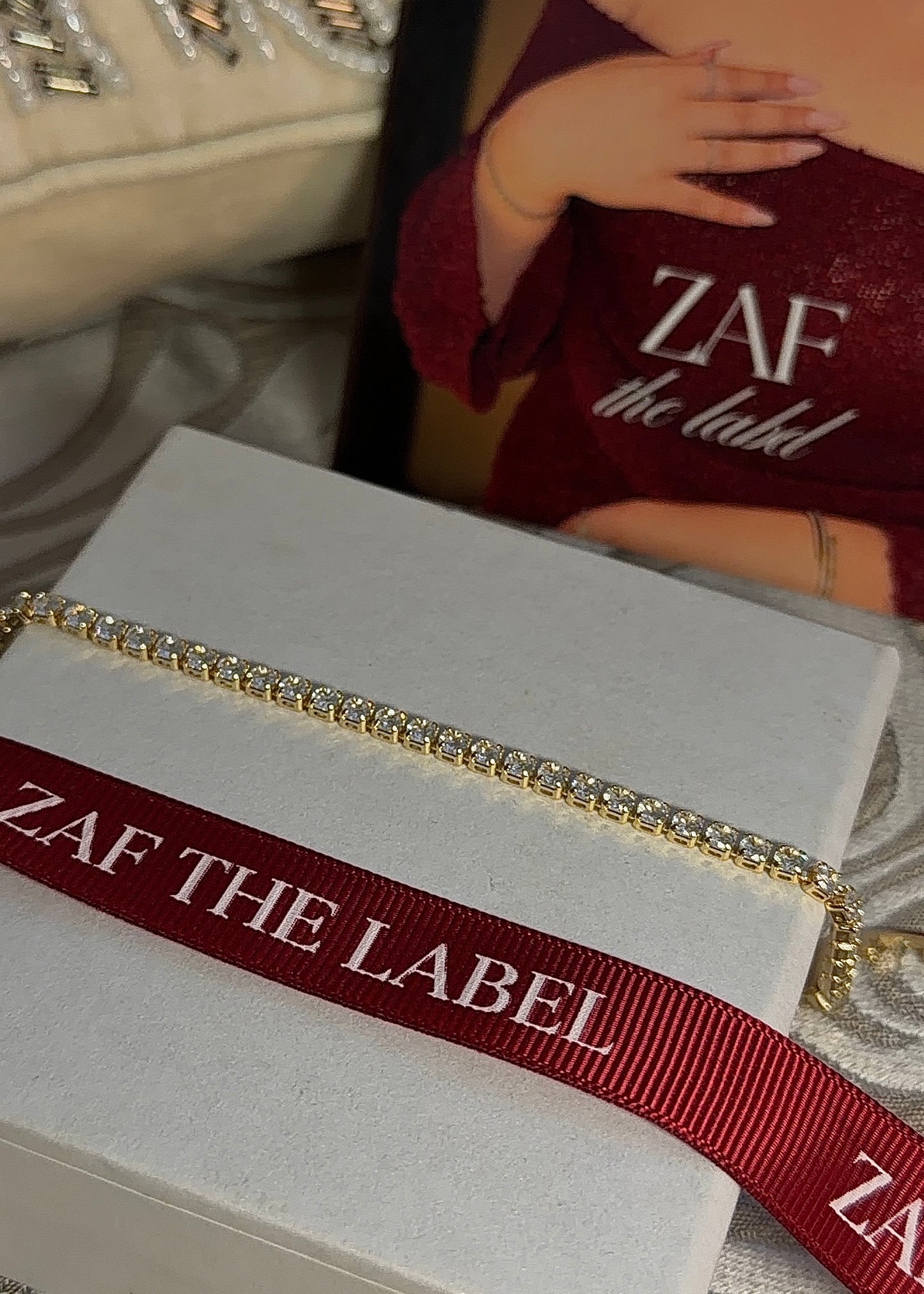 Nara Tennis Bracelet Gold