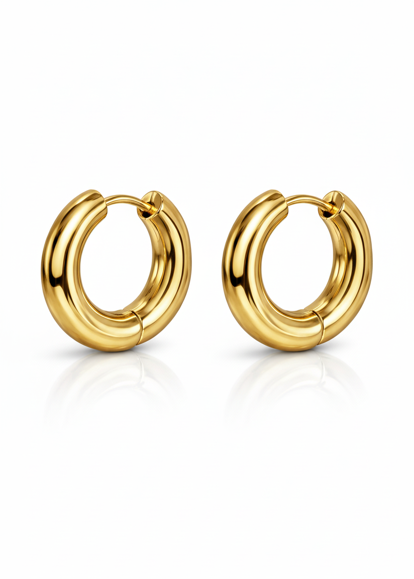 Malena Earrings Gold Large