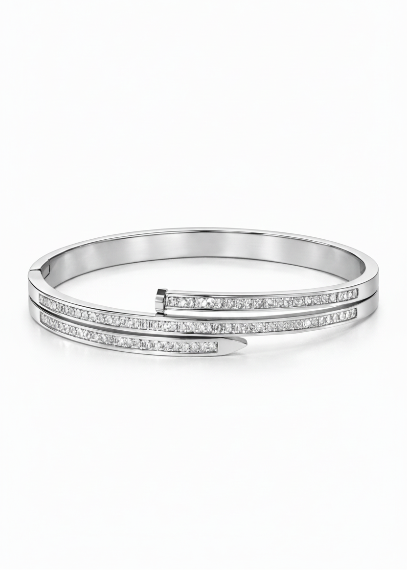 Alba Bangle Silver