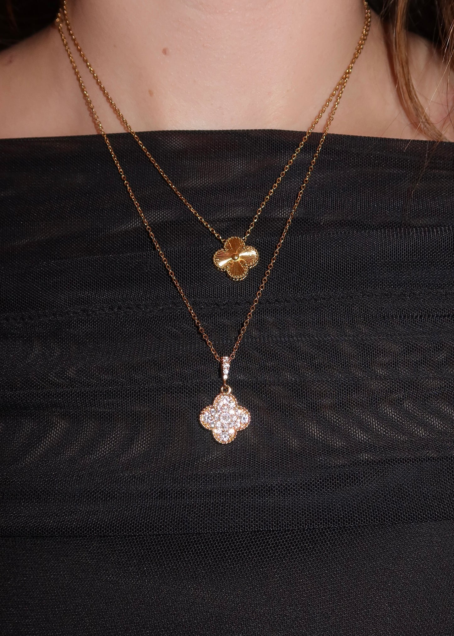Valencia Gemmed Necklace Gold