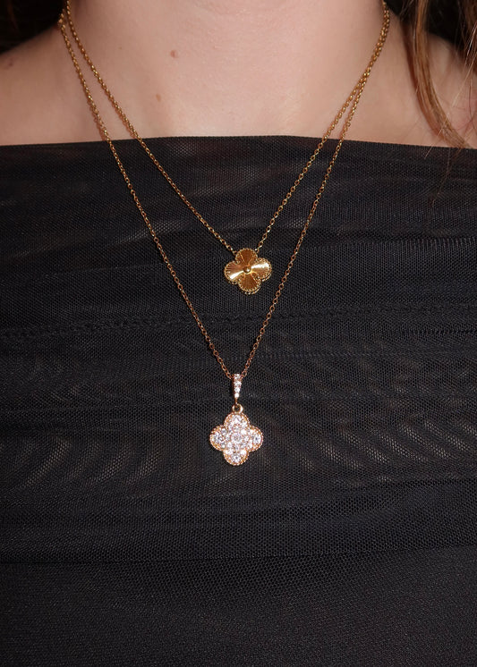 Valencia Gemmed Necklace Gold