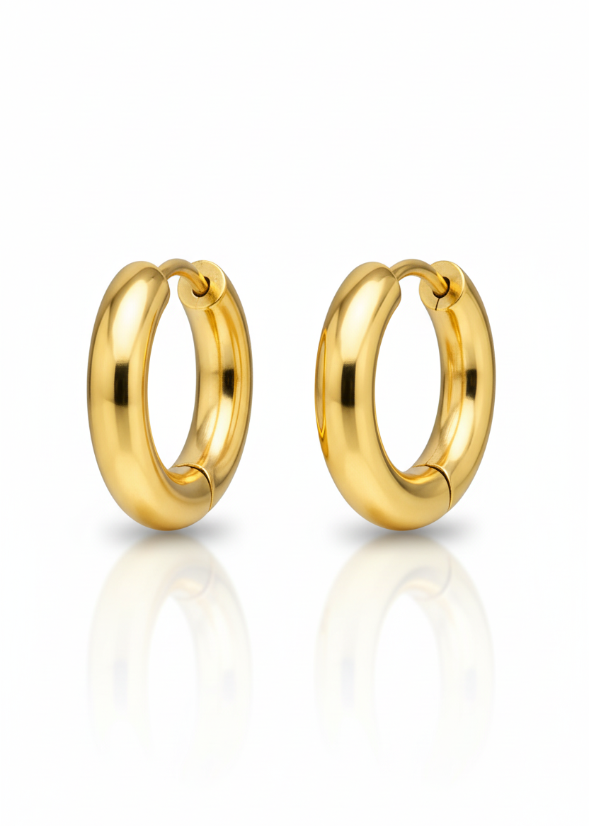 Malena Gold Earrings Small