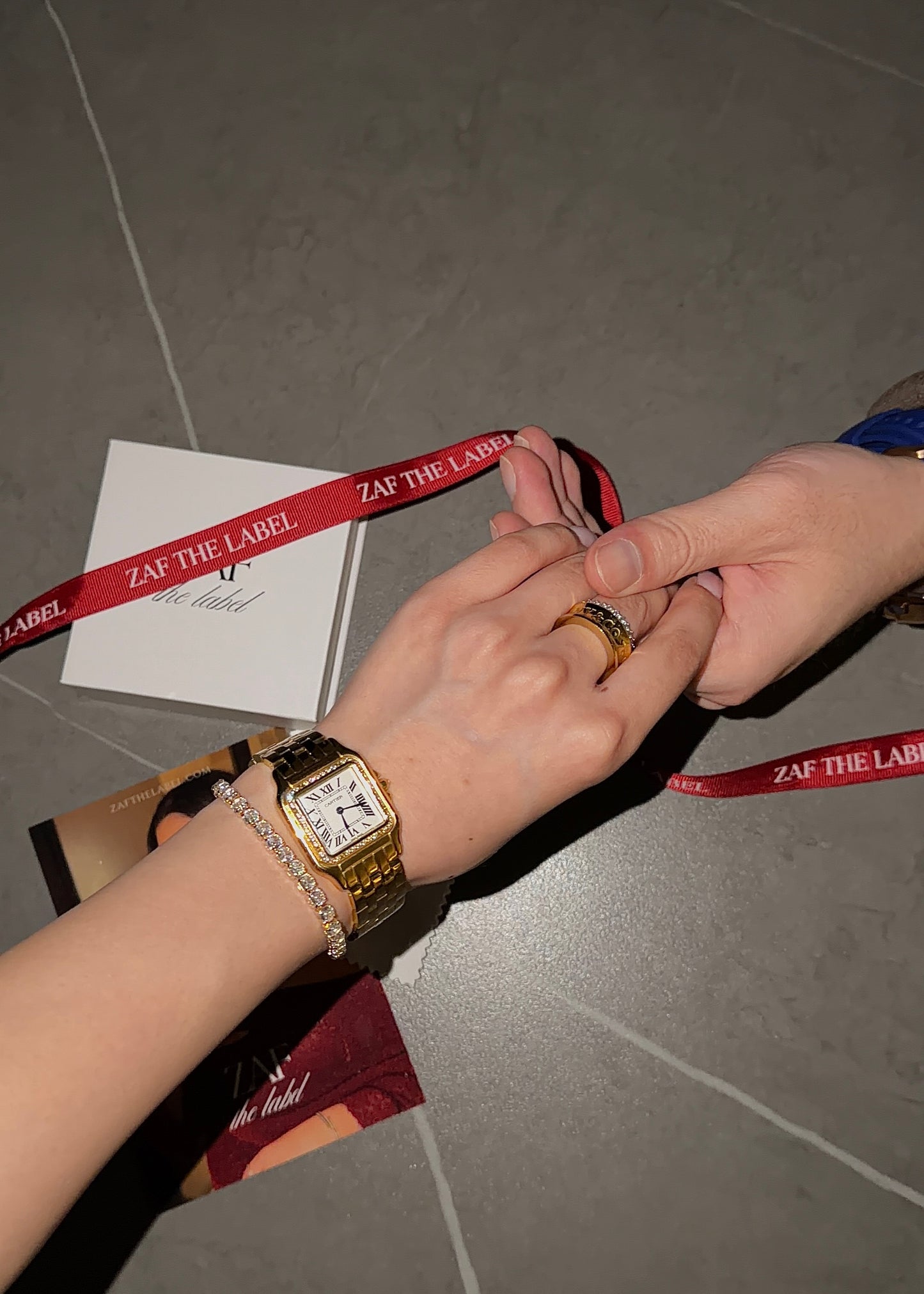Celine Tennis Bracelet Gold