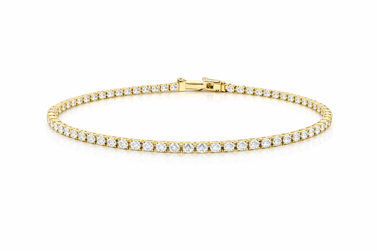 Lina Tennis Bracelet Gold