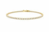 Lina Tennis Bracelet Gold