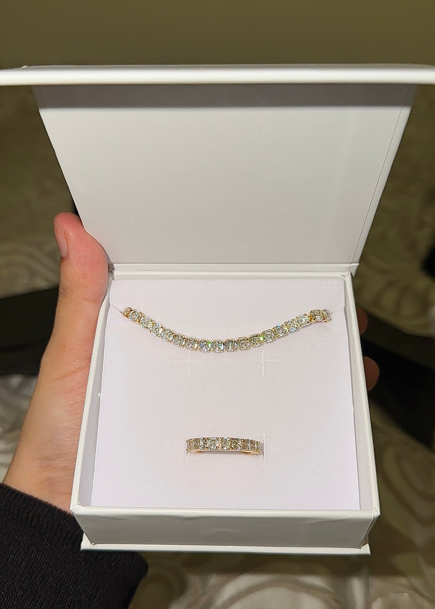 Celine Tennis Bracelet Gold