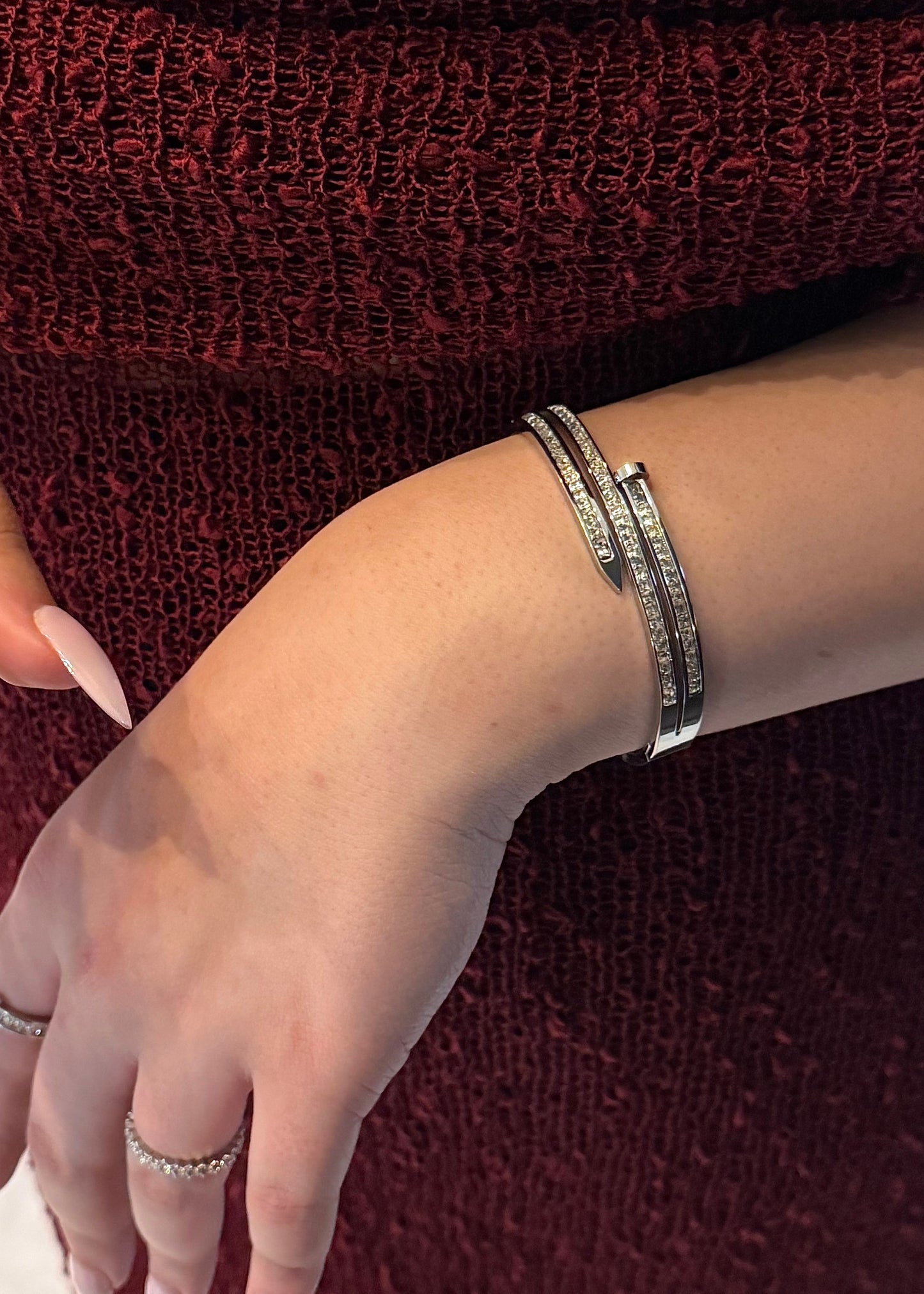 Alba Bangle Silver