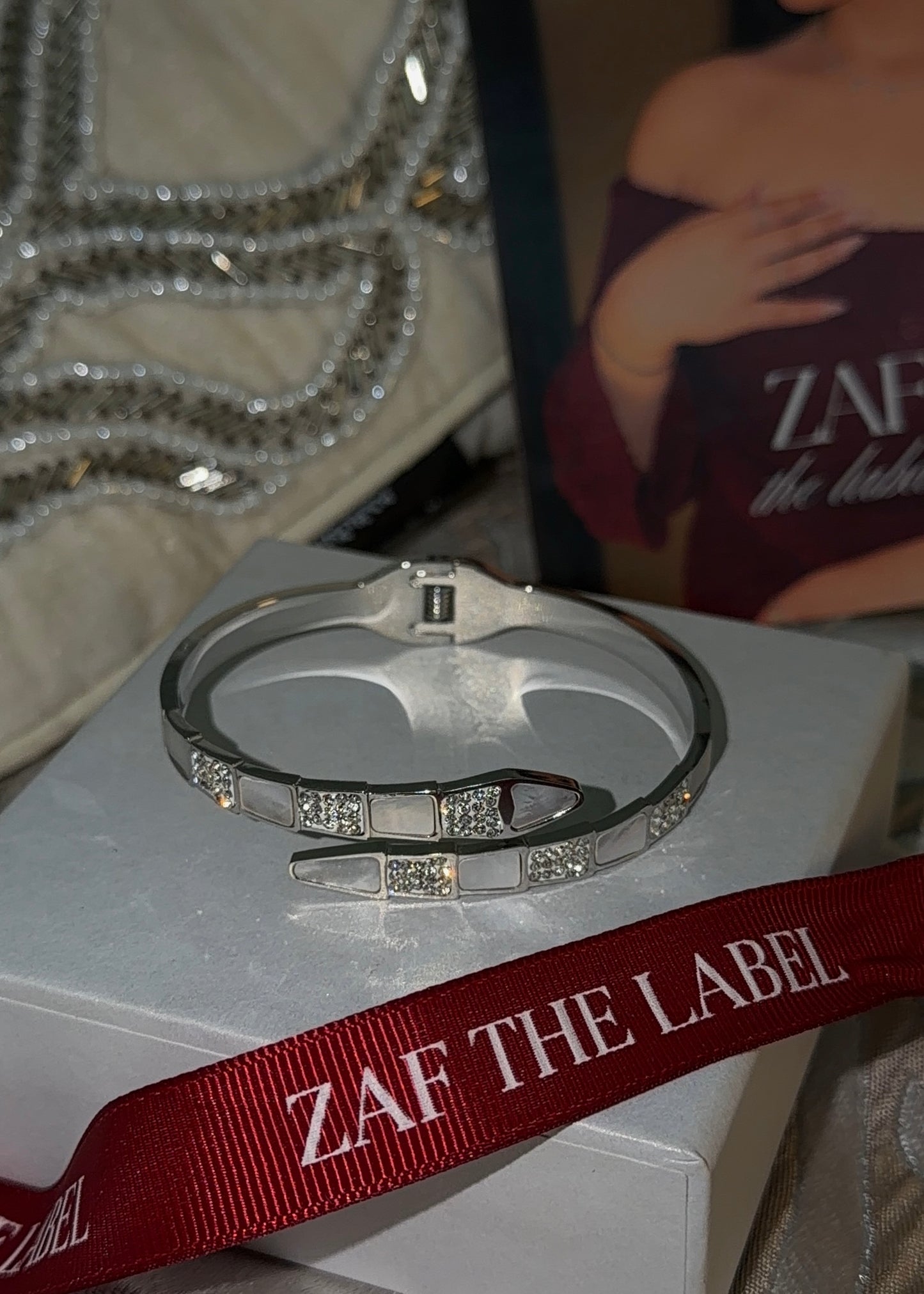 Hilda Bangle Silver