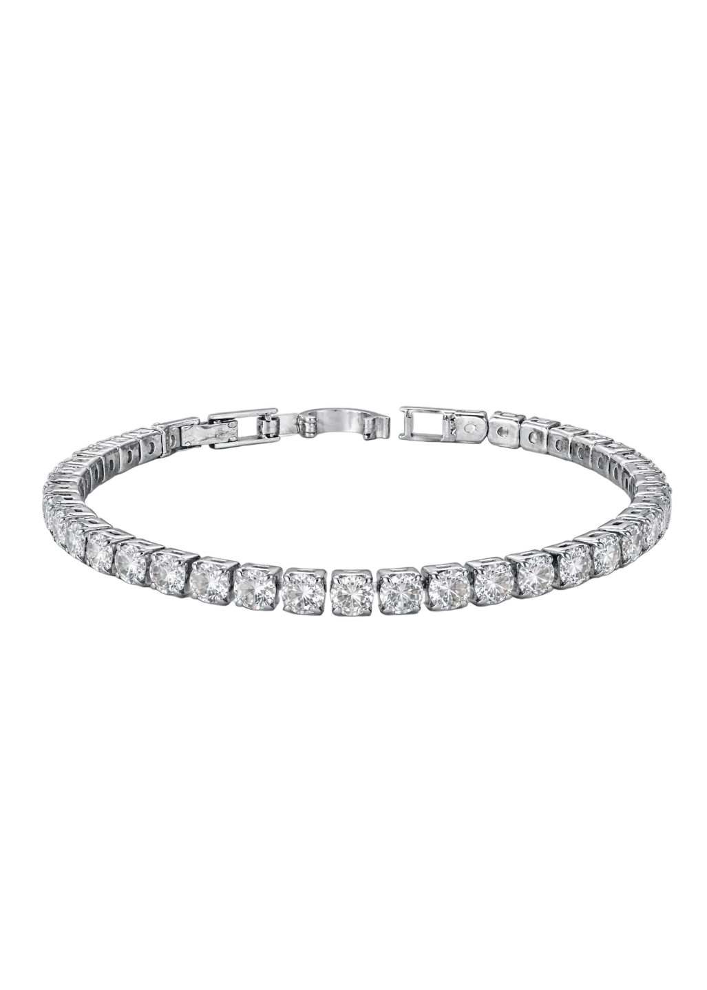 Celine Tennis Bracelet Silver