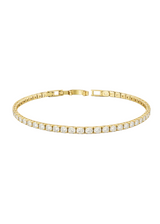 Nara Tennis Bracelet Gold