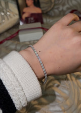 Nara Tennis Bracelet Silver