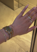 Celine Tennis Bracelet Gold